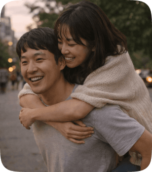 Couple story moment 3