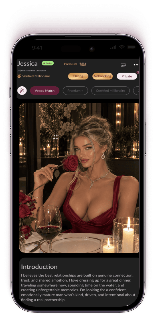 The DateMil app on a phone